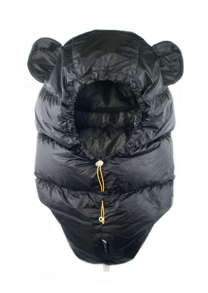 冰焰ICEFALME熊耳羽绒帽ul可配合无帽睡袋及营地使用拒水鹅绒