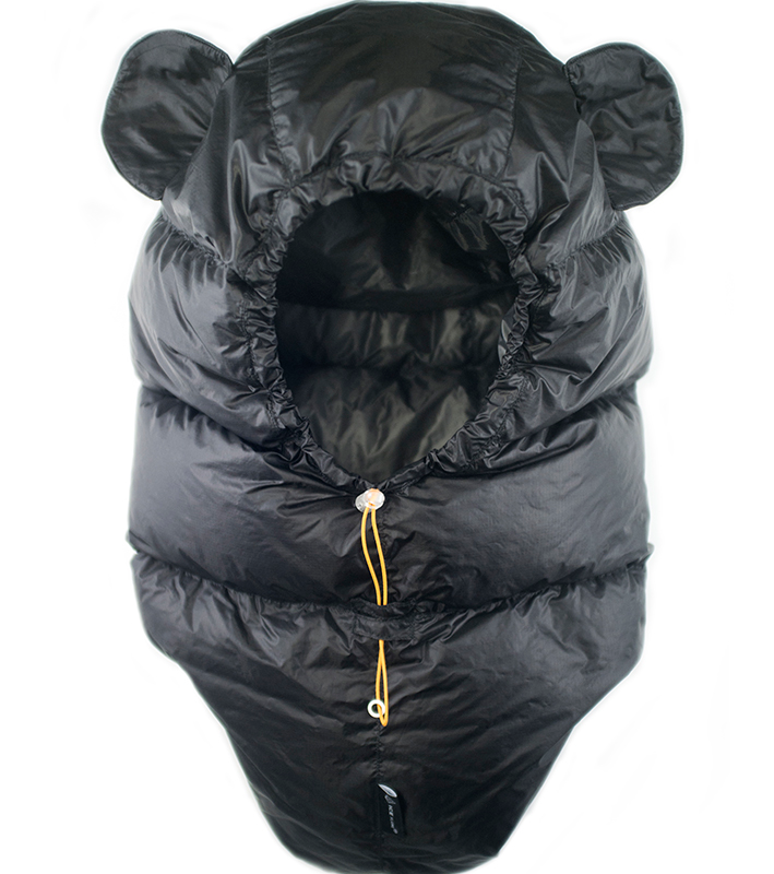 冰焰ICEFALME熊耳羽绒帽ul可配合无帽睡袋及营地使用拒水鹅绒