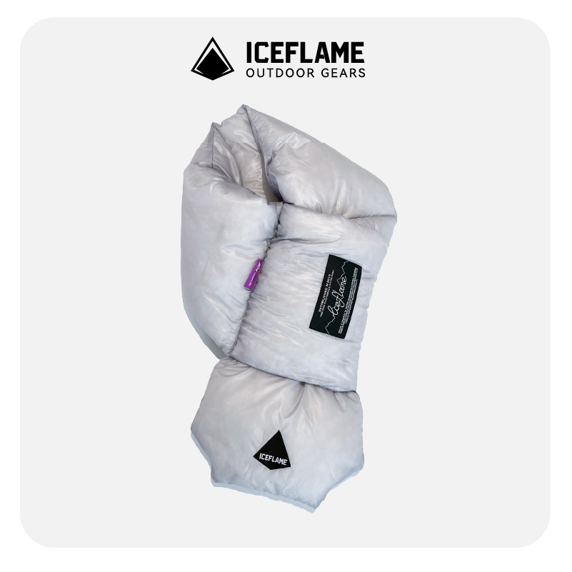 IceFlame冰焰UL超轻户外羽绒围巾鹅绒围脖户外通勤防风保暖