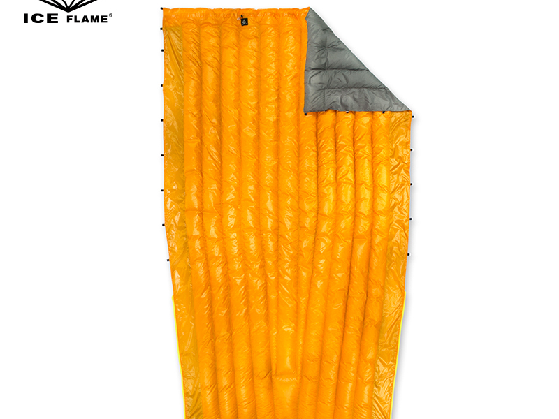 IceFlame冰焰蝶舞夏用基础版羽绒睡袋拒水鸭绒quilt无底睡袋20D