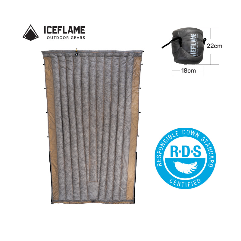 冰焰/ICE FLAME蝶舞夏用超轻羽绒无底睡袋