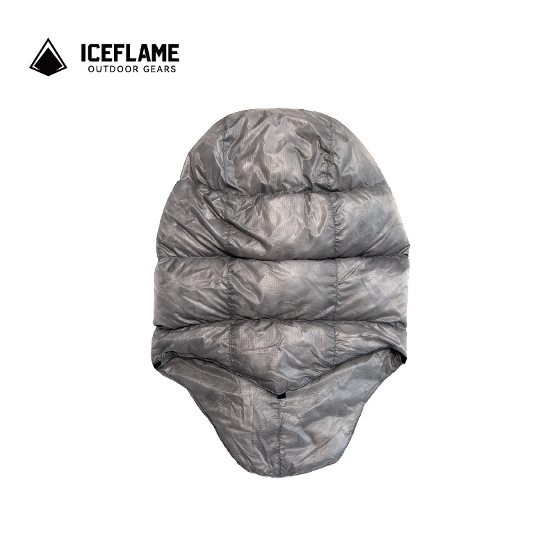 iceflame冰焰冬季羽绒帽睡袋配件户外防寒保暖轻量化帽子护耳超轻