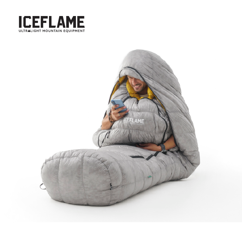 iceflame冰焰模块化睡袋超轻羽绒睡袋户外徒步登山防寒保暖睡袋