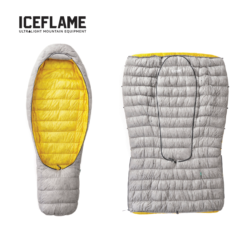 iceflame冰焰模块化睡袋超轻羽绒睡袋户外徒步登山防寒保暖睡袋